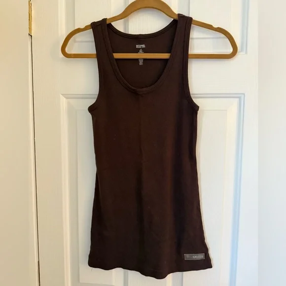 MK Michael Kors Women's Brown Tank Top - Picture 1 of 4